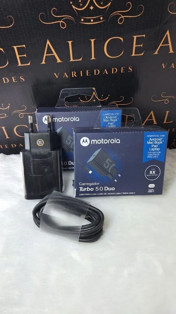 Carregador tipo C turbo 50w