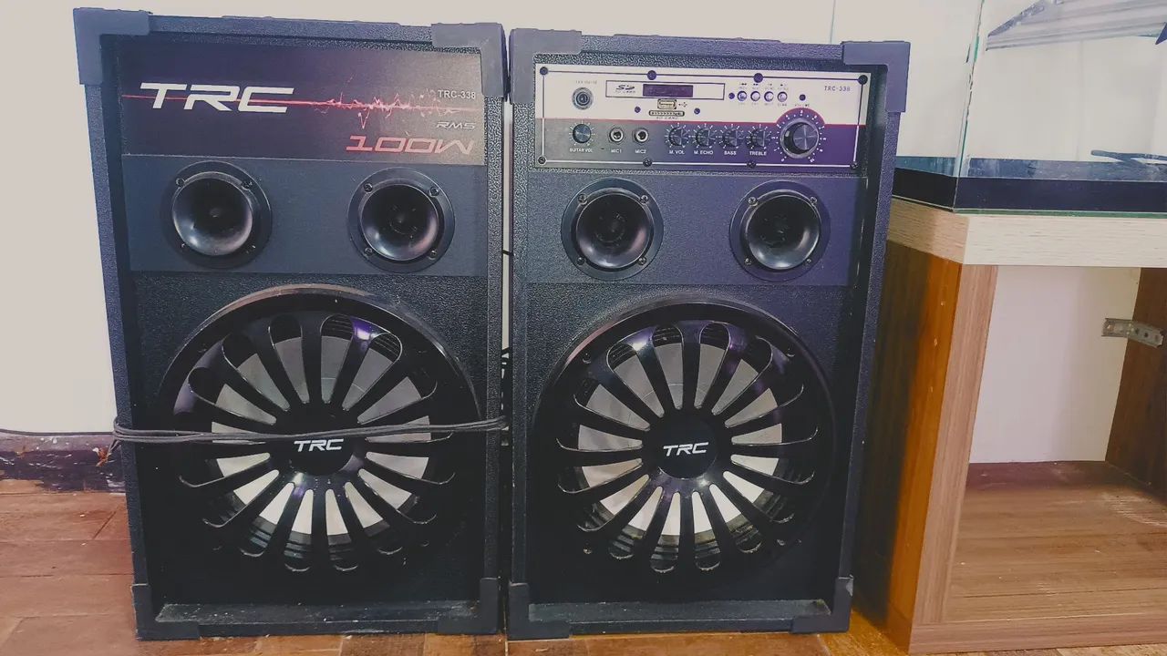 Caixa de som acústica amplificada  - Foto 2