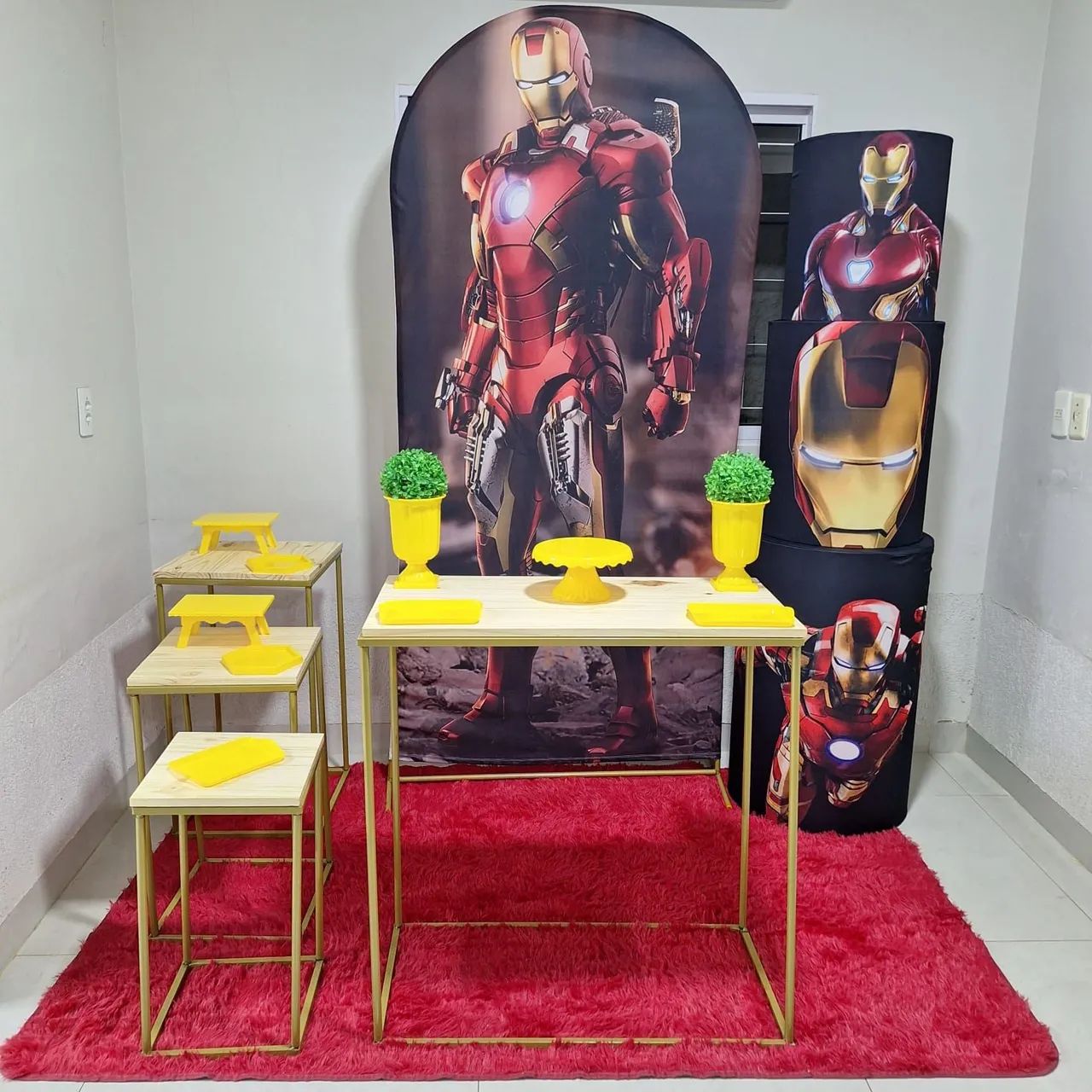 R$150,00 Decoração completa do HOMEM DE FERRO