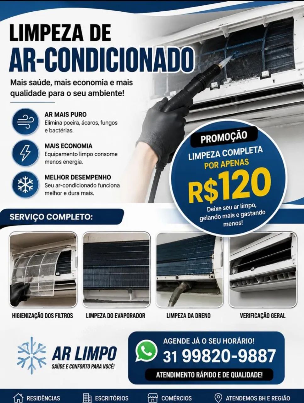 Instalação e manutenção em ar condicionado  - Foto 2