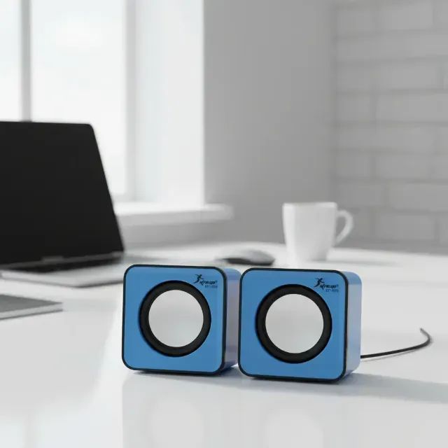 Caixa De Som 2.0 Knup 6w Rms Kp-609 - Foto 3