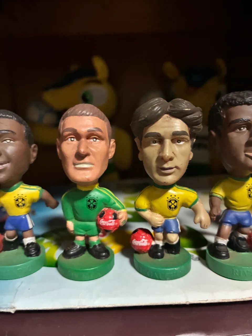 Bonecos mini craques coca-cola copa 1998 - Foto 3