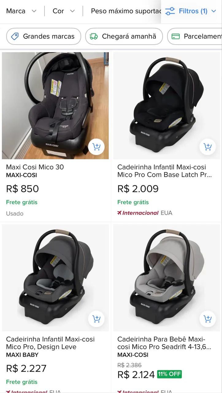 Bebê conforto Maxi cosi 30 +isofix - Foto 3