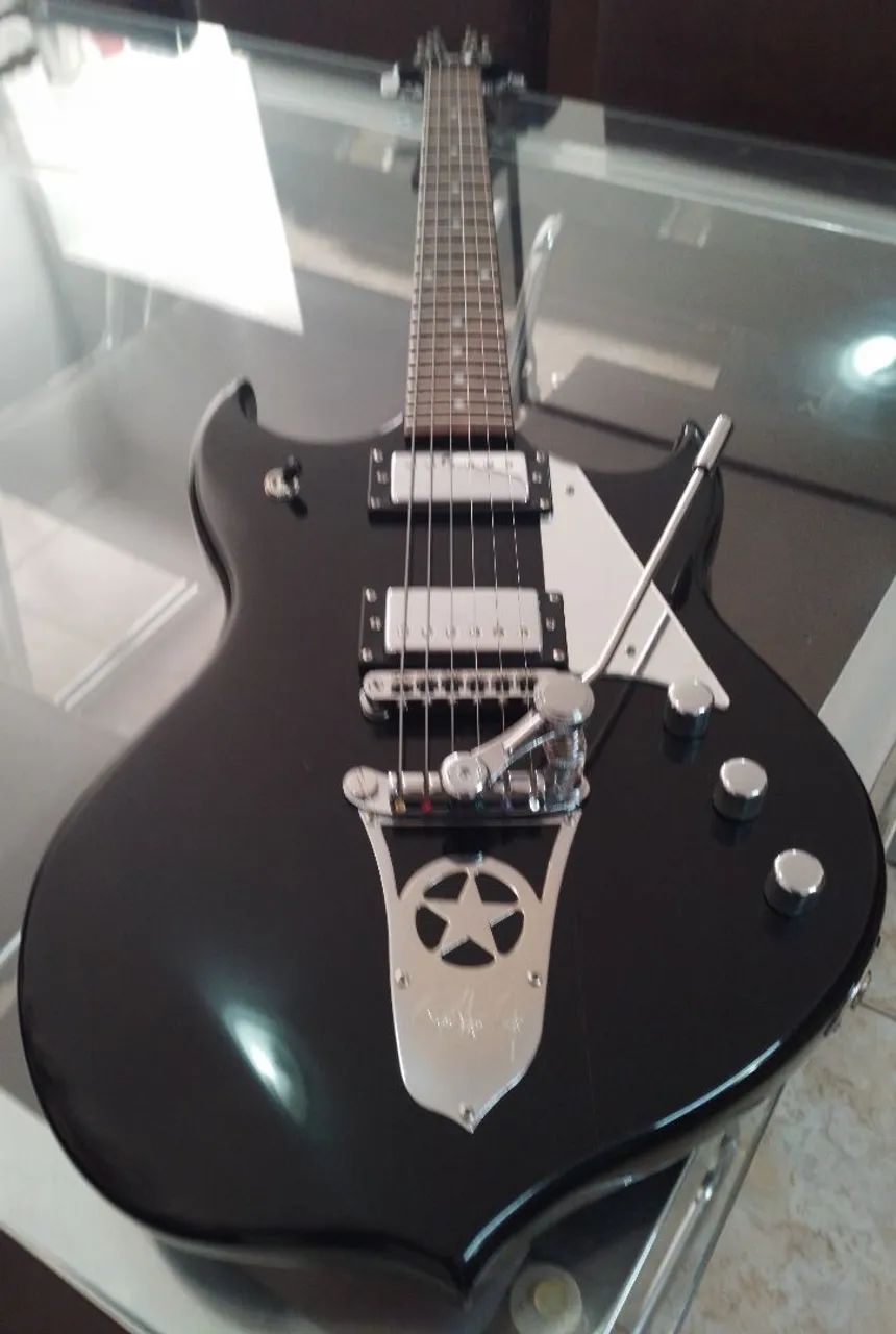 Guitarra Silvertone Paul Stanley Indonésia - Foto 5