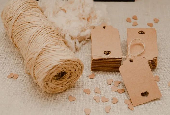 Tags de Papel Kraft ou Offiset Personalizadas - Para Artesanato e Presentes - Foto 2