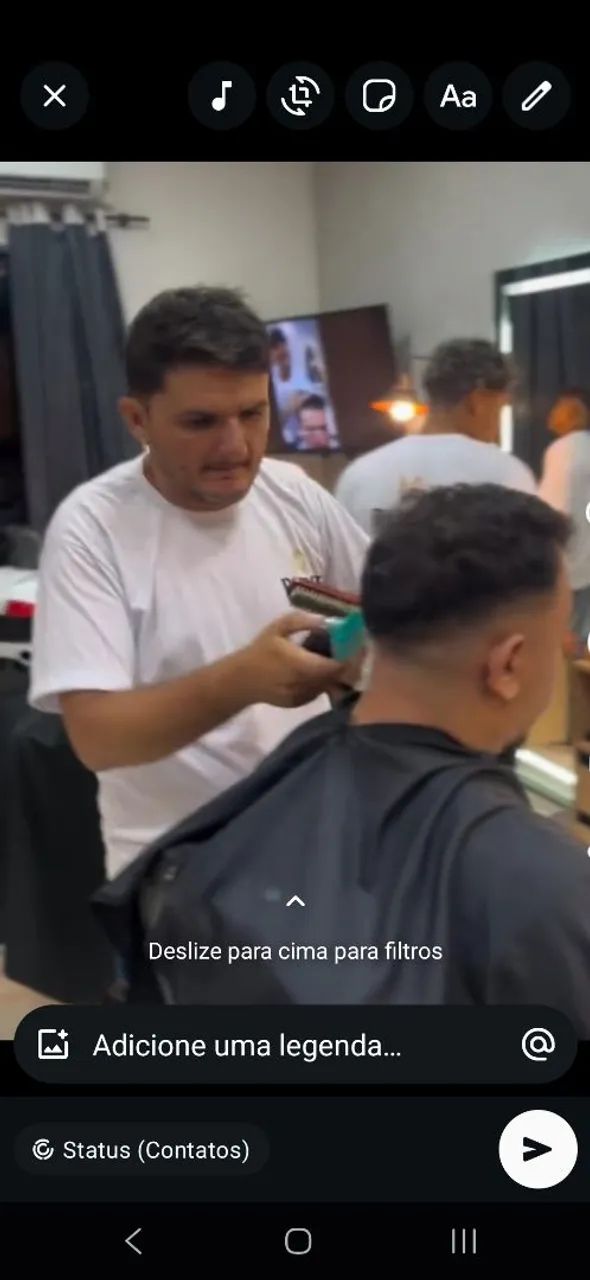 Barbeiro a domicílio 
