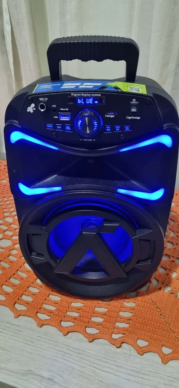 Caixa de som Bluetooth Aquario Hype 250w - Foto 2