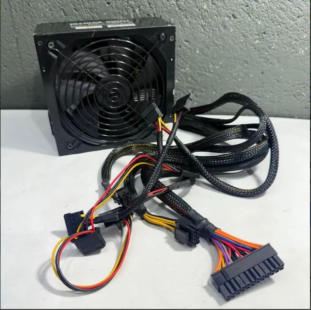 Fonte Atx 500w real led azul mymax - Foto 3