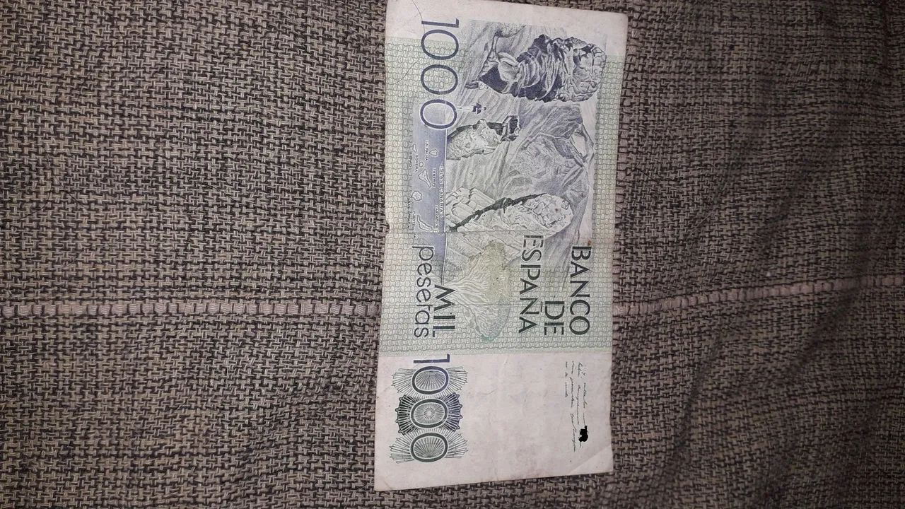 Cedula antiga mil pesetas 1979 espanha - Foto 2