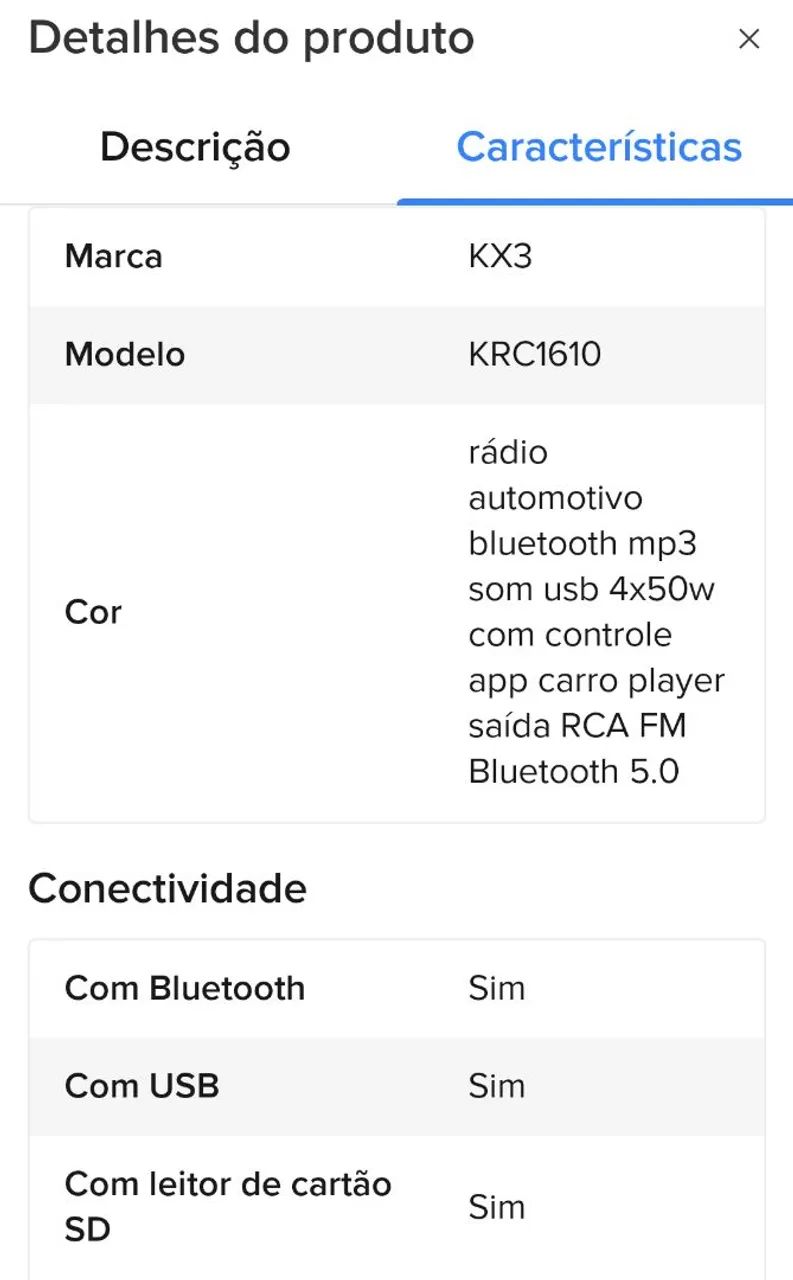 Som automotivo MP3 bluetooth  - Foto 3