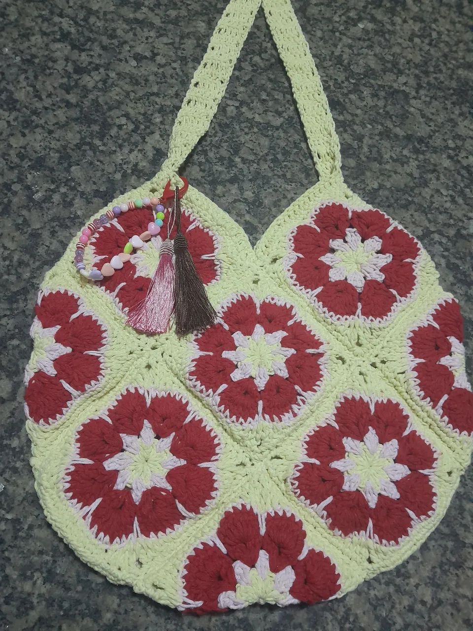 Vendo Bolsa De Crochê - Foto 3