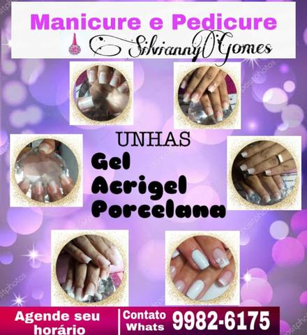 Unha de gel e acrigel