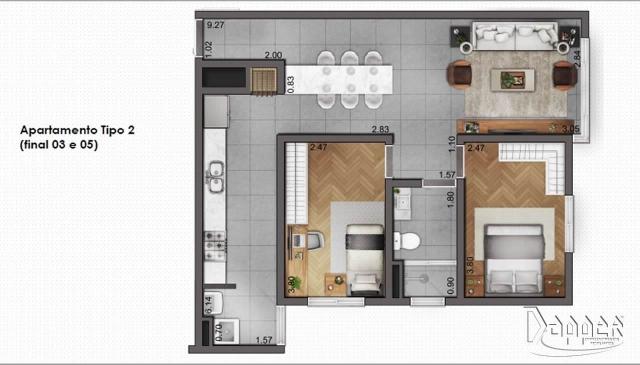Apartamento à venda com 2 dormitórios em Canudos, Novo hamburgo cod:14517 - Foto 3