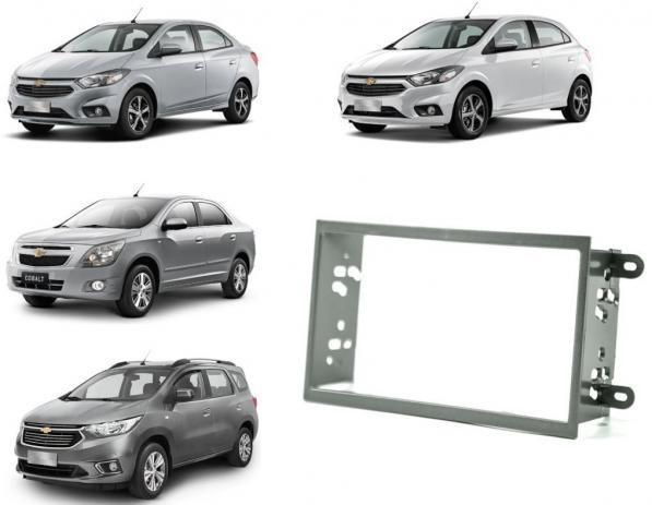 Moldura Chevrolet Cobalt Spin Onix Prisma 2din
