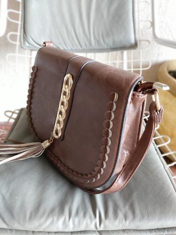 Bolsa transversal marrom - Foto 2
