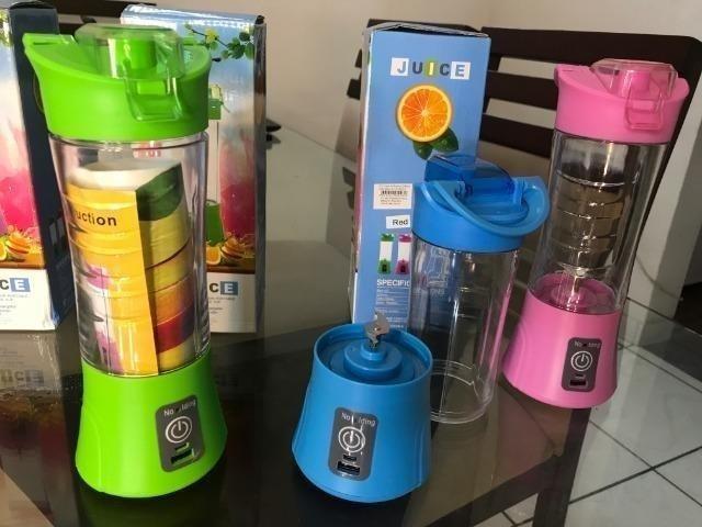 Mini Liquidificador Portátil Shake N Take Juice Cup Recarregavel (NOVO) - Foto 3