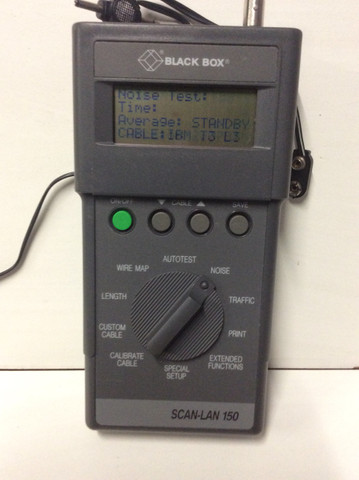Scanner analisador de cabo de redes black bom