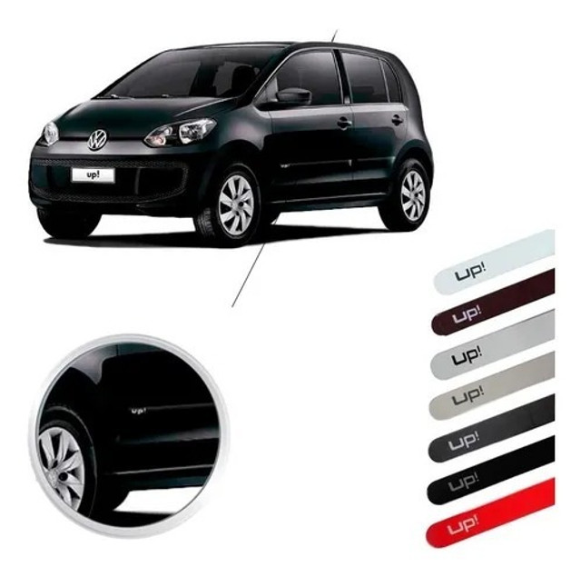 Friso Volkswagen Up 4 Portas Jogo Lateral Pintado Cor Original