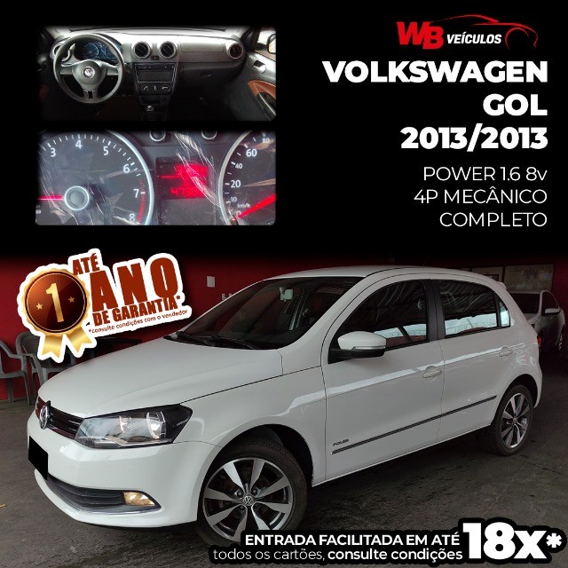 VOLKSWAGEM GOL 1.6 POWER 16V 2013 / 2013 VENDO, TROCO E FINANCIO