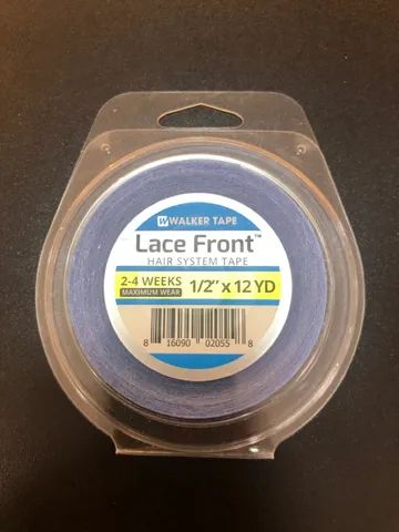 Fita adesiva Lace Front azul de 12  metros.