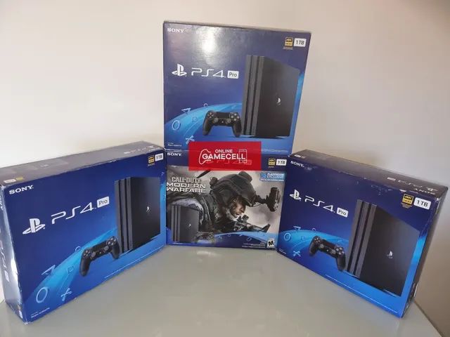 Playstation 4 Pro 1tb + Jogo Físico de Brinde