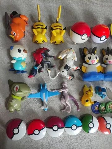 Brinquedo Antigo Bonecos Pokémon Miniaturas Lote