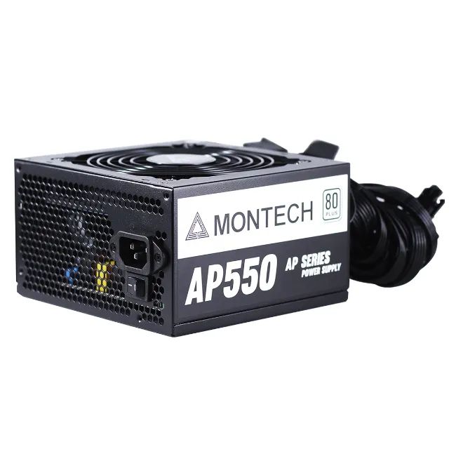 Fonte Montech AP550, 550W, 80 Plus White, PFC Ativo, AP550 ou 12x 24,62 - Foto 2