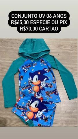Conjunto de praia masculino infantil  - Foto 3