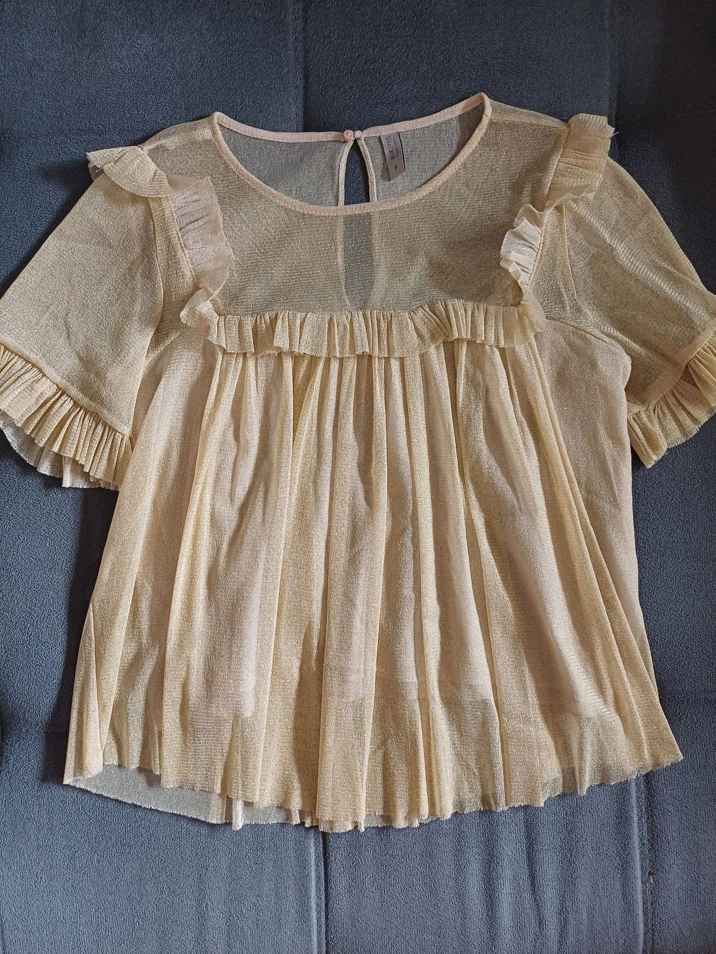 Batinha lurex dourado Tamanho P
