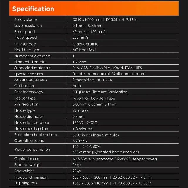 Little Monster 3D Printer (340*500mm) impressora 3D - Foto 5