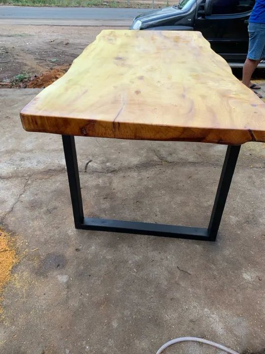 Mesa com base em metalon - Foto 4