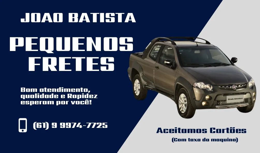 Fretes pequenos Águas Lindas