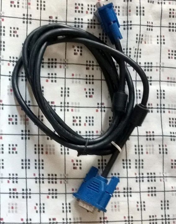 Tenho cabos: de força para (Pc), de vídeo (vga), Hdmi, Sata (HD-Dvd-SSD) leia o anuncio - Foto 4