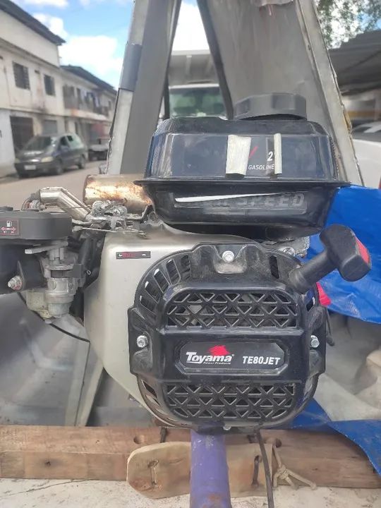 Barco de fibra em ótimo estado - Foto 3