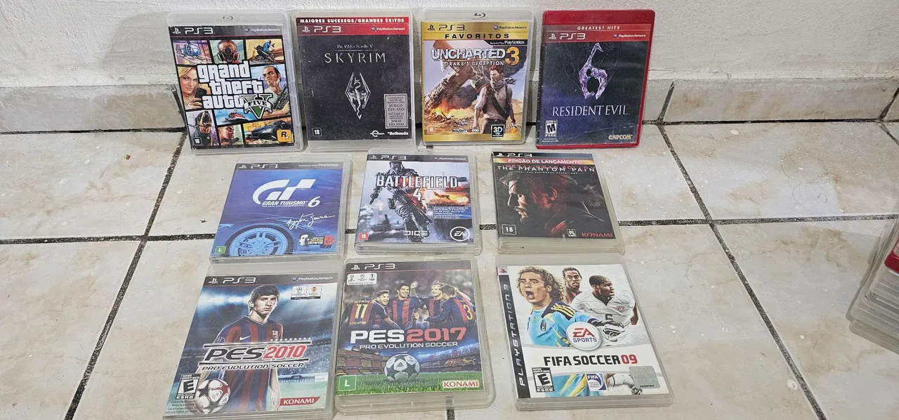 Lote com 10 jogos ps3 PREÇO PROMOCIONAL. NOS ANÚNCIOS TEMOS VARIOS OUTROS JOGOS E GAMES
