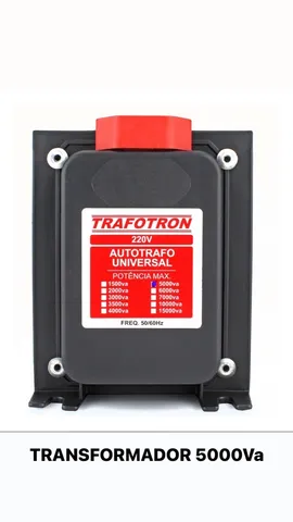 Transformador 5000va novo na caixa