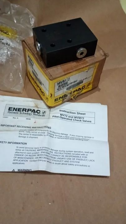 Válvula ENERPAC retenção pilotada- Mod.: MVM72 - R$ 2.050,00 até 19/10/24 - Foto 4
