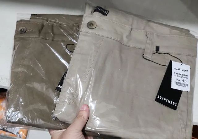 Calças Brim c/ Lycra Masculinas 