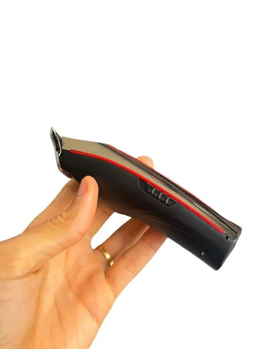 MÁQUINA DE ACABAMENTO PROFISSIONAL KEMEI KM-032 - Foto 3