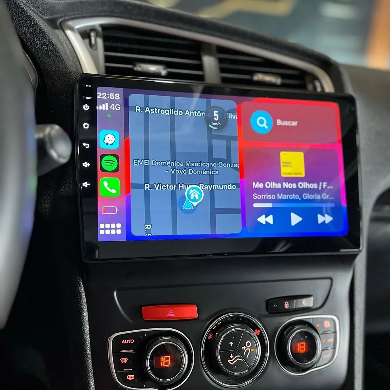 Multimídia Android 9 polegadas c4 lounge  - Foto 2