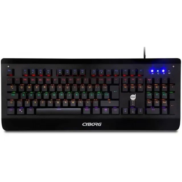 Dazz Cyborg Revolution Gaming Mechanical Keyboard, with LED, Outemu Brown Switch, ABNT64318047536258120