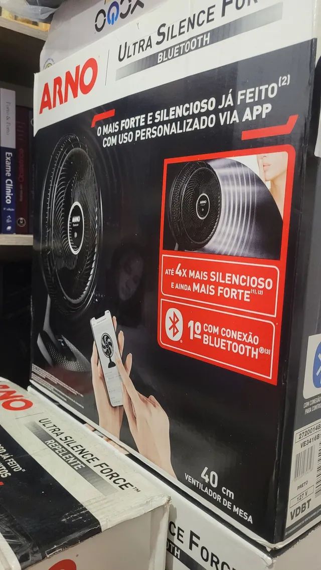 Ventilador Arno Ultra Silence Bluetooth - Lacrado e com NF