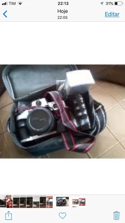 Maquina fotografica na caixa, nunca usada. RELÍQUIA - Foto 2