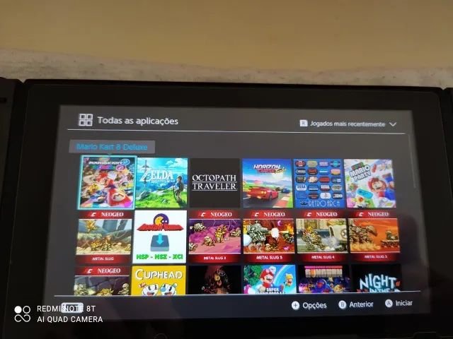 Console Nintendo Switch Desbloqueado 172gb De Jogos A Sua Escolha - Foto 3