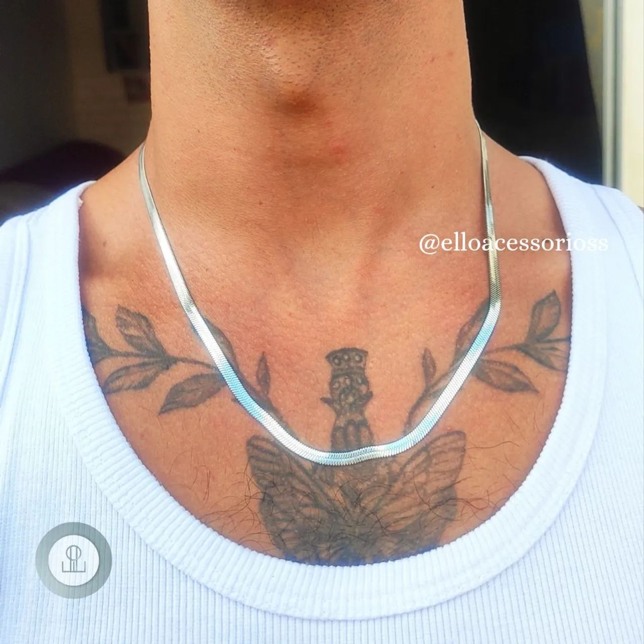 Conjunto Colar e Pulseira Masculino - Foto 5