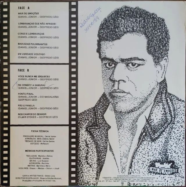 Lp Disco de Vinil Geofredo Géo - Mar de Emoções - Foto 2
