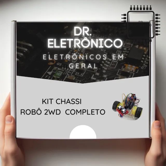 Kit Chassi Robô 2WD Completo