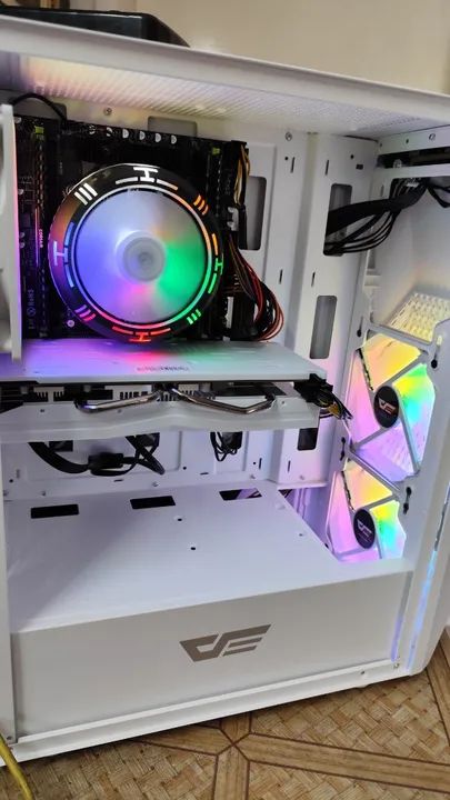 PC Gamer Xeon 2650 V4 16 Gigas Memória - SSD  - Placa de Vídeo RX 580 8 Gigas - Somos Loja - Foto 5