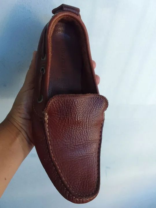 Mocassim jovaciele 40 masculino em couro - Foto 5