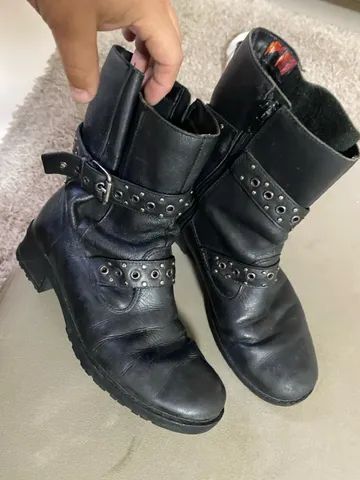 Harley-Davidson Tegan Botines Para Mujer, Negro, 5 : Harley- Davidson